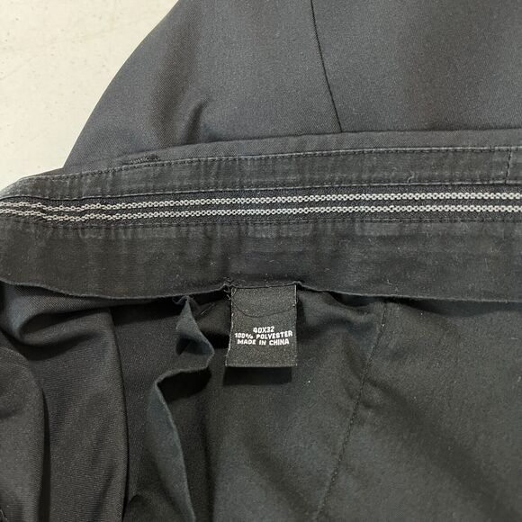 Pro Tour Pants Mens 40 Black 32" Golf Trousers Performance Tech Straight Leg - Picture 4 of 8